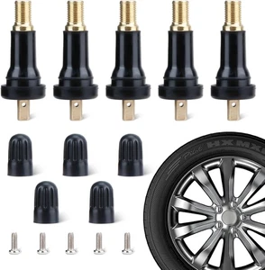 TPMS Valve Stem 5 Pack Snap-In Rubber 20008 Replacement for GM SUVs Trucks - Picture 1 of 5