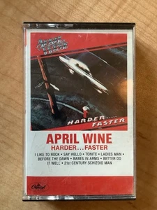 April Wine Harder, Faster Cassette - Picture 1 of 2