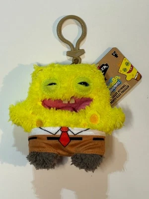 Zuru Fuggler x Spongebob Squarepants Keychain Plush Charm Ring SPONGEBOB 5 in - Image 1 of 2