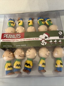 Peanuts Charlie Brown Christmas Light Set 10 Lights PN9181 Kurt Adler - NEW! - Picture 1 of 6