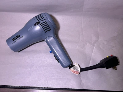 Secador de pelo compacto Conair Cord-Keeper 1875W azul plegable Foto 1 de 4