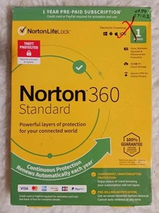 Norton 360 Standard - 1-Year / 1-Device - USA/Canada - Picture 1 of 3