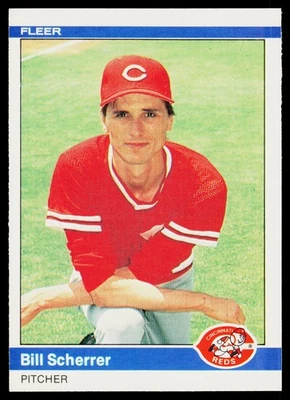 1984 Fleer #482 Bill Scherrer - EX - Image 1 of 2