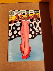 Melody -The True Story of a Nude Dancer #2 ( 1988 Kitchen Sink Comix) Good Cond - Picture 1 of 10