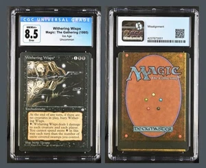 ERROR Miscut MTG Withering Wisps Ice Age CGC 8.5 Graded Magic The Gathering 1995 - Picture 1 of 5
