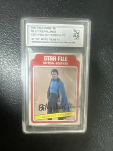 Billy Dee Williams 1980 Star Wars #8 Trading Card - Picture 1 of 3