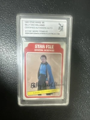 Billy Dee Williams 1980 Star Wars #8 Trading Card - Image 1 of 3