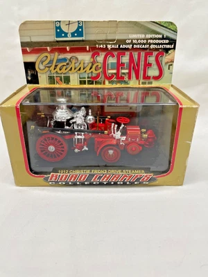 Camión de bomberos Christie Steamer 1999 Road Champs Classic Scenes 1912 diecast Foto 1 de 4