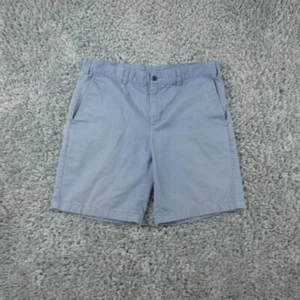 Jos A Bank Shorts Mens 33 Blue Faded Tailored Fit Chino 34x8* - Picture 1 of 12