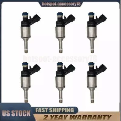 6x Inyector de combustible para Infiniti QX60 2017-2019 NISSAN PATHFINDER 16600-6KA0A EE. UU. Foto 1 de 4