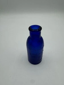Vintage Blue Bromoseltzer Bottle - Picture 1 of 10