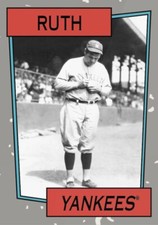 2021 TOPPS TBT 1985 DURAN DURAN SET 35 CARD NEW YORK YANKEES BABE RUTH #105