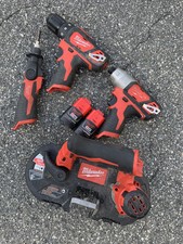 Milwaukee m12 Soldering Iron, drill, Driver, Bandsaw, Batteries