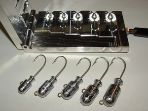 Saltwater Bullet BC Jig mold 2,3,4,5,6oz CNC Aluminum - Picture 1 of 4
