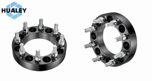 (2) 1.5'' 8 Lug Wheel Spacers Adapter 8x6.5 for Chevy Silverado 2500HD GMC C2500 - Picture 1 of 2