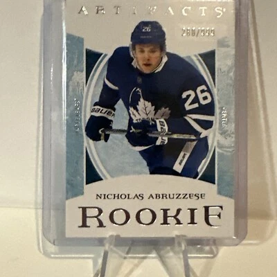 2022-23 UD Artifacts Nicholas Abruzzese #173 Rookie 280/999 Maple Leafs - Image 1 of 3