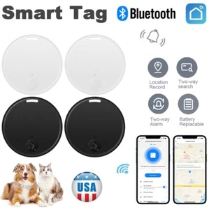 4× Mini GPS Bluetooth Tracking Air Tag Key Child Pet Finder Tracker Location USA - Picture 1 of 20