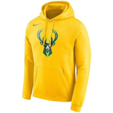 Milwaukee Bucks Nike City Edition Essential Logo Pullover Hoodie Men's Medium Cover