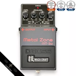 Boss MT-2W Metal Zone Waza Craft Distortion Effects Pedal MT2W MT 2W Japan New - Picture 1 of 9