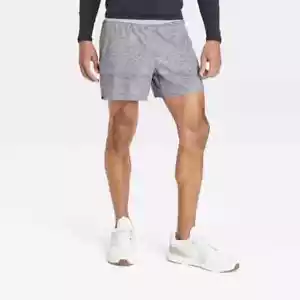 All In Motion Workout 5 Inch Running Shorts | Men’s XL | Heathered Gray - Picture 1 of 3
