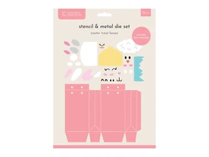 Crafter's Companion - Metall Stanzform Schablone - Ostern Behandeln Boxen - Bild 1 von 5