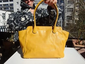 COCCINELLE N11 Damen Luxus Tragetasche Schultertasche Leder Aprikot Italy Neuw - Bild 1 von 13