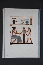 Otto Fuchs Dachauer Maler Gemälde Hieroglyphen Ägypten Wandmalerei