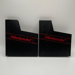 Lot of 2 Nintendo NES Official Dust Covers Game Cartridge Sleeves Red Letters