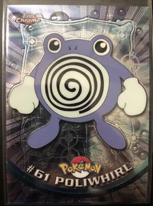 2000 Topps Chrome Poliwhirl #61 TV Animation Series Holo Pokemon Gem Mint  - Bild 1 von 4