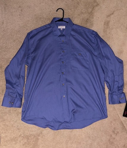 SAINT LAURENT (YSL) Camicia abito da uomo Yves Saint Laurent taglia 16 1 2 32 33 manica lunga abbottonata