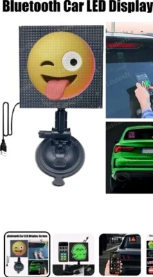 DIY Car Rear Window Sign Message Display Screen App Control LED Animated Light - Image 1 of 4