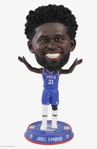 Joel Embiid Philadelphia 76ers Variant Bighead Bobblehead #21/72 NIB IN HAND Cover