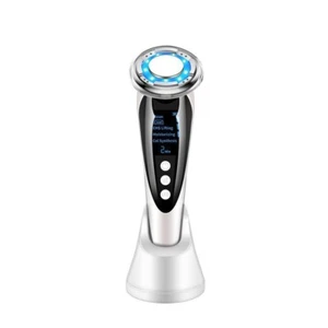Dispositivo de belleza facial 5 en 1 cuidado de calefacción derivación de iones vibración ultrasónica EMS - Imagen 1 de 10