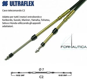 CAVO TELECOMANDO ULTRAFLEX C2 FT 9 MOTORI FUORIBORDO HONDA YAMAHA SUZUKI SELVA  - Foto 1 di 1
