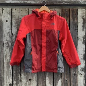 The North Face Boys Dryvent Rain Jacket in Red Size M 10/12 - Picture 1 of 14