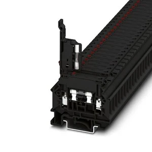 2pcs PHOENIX UK 5-HESILED 24 N 3000540 Fuse Modular Terminal Block Black New ✦KD - Picture 1 of 5