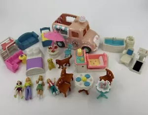 Fisher Price Loving Family 90er Jahre Puppenhaus Möbel Puppen Zubehör Konvolut - Bild 1 von 6