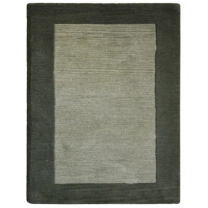 Eco-Friendly Hand Tufted Wool Area Rug Solid Green BBH Homes BBK00201 - Picture 1 of 8