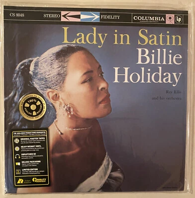 BILLIE HOLIDAY Lady In Satin Ray Ellis 45 rpm 180 gram vinyl SEALED 2 x LP - Image 1 of 2