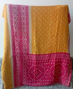 Edredón indio hecho a mano de colección Kantha colcha manta de algodón Ralli = Gudari - Imagen 1 de 2
