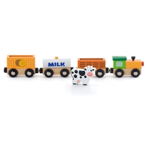 Wooden Magnetic Farm Train by Viga Toys - Picture 1 of 1