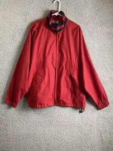 Cutter & Buck Jacket Mens XL Red Full Zip Windbreaker Embroidered - Picture 1 of 17