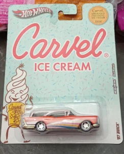 Hot Wheels Car NEW in package Carvel Ice Cream 57 Buick Diecast - Picture 1 of 1