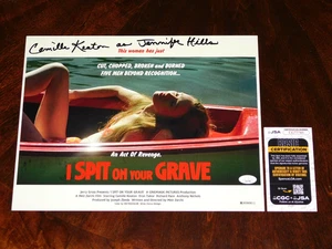 CAMILLE KEATON "JENNIFER HILLS" SIGNED I SPIT ON YOUR GRAVE 11X14 PHOTO JSA COA! - Picture 1 of 1