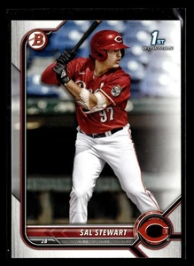 Sal Stewart 2022 Bowman Draft 1ST ROOKIE RC #BD-122 Reds Baseball *120C - Picture 1 of 2