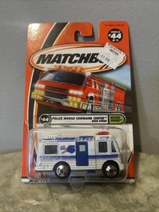 2000 Matchbox Police Mobile Command Center Rescue Squad # 44 of 75 Doors Open - Picture 1 of 3