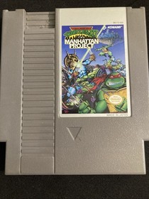 Teenage Mutant Ninja Turtles The Manhattan Project Nintendo NES Cartridge