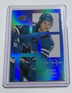 Macklin Celebrini 2024-2025 Series 2 Hockey Rookie UD Portraits P37 - Bild 1 von 6