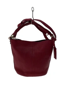 MAX MARA shoulder bag in leather, red, plain - Picture 1 of 6