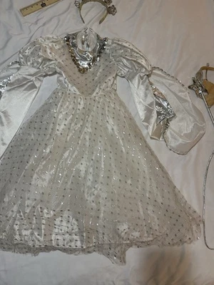 Disfraz de Ángel Vintage Rubíes Nueva York Vestido de Navidad, Alas, WANd, Talla Pequeña Foto 1 de 4